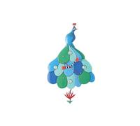 Enesco Allen Designs Peacock Clock Clocks