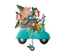 Enesco Allen Designs Scoot in Through Life Clock, 12 Inches
