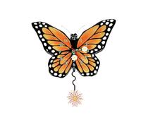 Enesco Allen Designs Spread Wings Butterfly Clock Clocks
