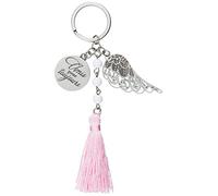 Enesco ANGK014F Metal Key Ring Pink 17.5 x 2 x 17.5 cm