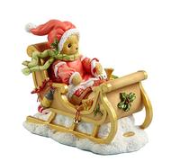 Enesco Bear on Sleigh Collection Figurine with Gifts