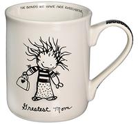 Enesco Children of The Inner Light Greatest Mom Stoneware Gift Mug, 16 oz.
