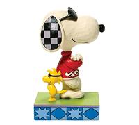 Enesco Cool Pals (Joe Cool Snoopy and Woodstock Figurine) - Peanuts by Jim Shore,Multicolor,5 Inch