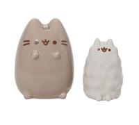 Enesco Pusheen The Cat and Stormy Sculpted Salt and Pepper Shaker Set, 3.54 Inch, Multicolor