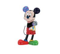Enesco Disney Britto Mickey Mouse Arms Folded Standing Pose Miniature Figurine, 3.25 Inch, Multicolor