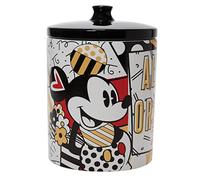 Enesco Disney BRITTO Midas Mickey and Minnie Mouse Always Original Cookie Jar Canister, 9.5 Inch, Multicolor
