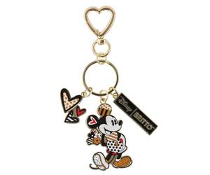 Enesco Disney Britto Midas Mickey Mouse Holding Flowers Keychain, 5.5 Inch, Multicolor, Multicolor, 5.5 Inches