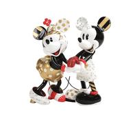 Enesco Disney Britto Minnie and Mickey Mouse Midas Touch Figurine, 7.8 Inch, Multicolor
