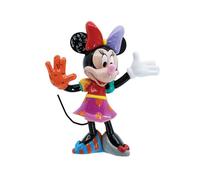 Enesco Disney Britto Minnie Mouse Standing Arms Out Pose Miniature Figurine, 3.25 Inch, Multicolor