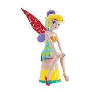 Enesco Disney Britto Tinker Bell Sitting on a Thimble Figurine, 7 Inch, Multicolor