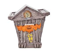 Enesco Disney Ceramics The Nightmare Before Christmas Halloween Town City Hall Canister Cookie Jar, 10.24 Inch, Multicolor