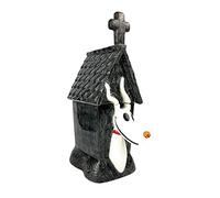 Enesco Disney Ceramics The Nightmare Before Christmas Zero in Dog House Sculpted Cookie Jar Canister, 13.75 Inch, Multicolor