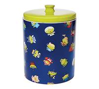 Enesco Disney Pixar Ceramics Toy Story Pizza Planet Aliens Collage Cookie Jar Canister, 10 Inch, Multicolor
