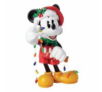Enesco Disney Showcase Christmas Santa Mickey Mouse Big Figurine, 12.25 Inch, Multicolor