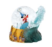 Enesco Disney Showcase Fantasia Sorcerer Mickey Mouse 85th Anniversary Waterball Waterglobe, 5.5 Inch, Multicolor