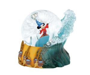 Enesco Disney Showcase Fantasia Sorcerer Mickey Mouse 85th Anniversary Waterball Waterglobe, 5.5 Inch, Multicolor