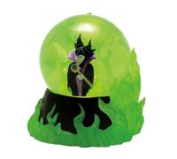 Enesco Disney Showcase Maleficent Flames Lit Waterball Waterglobe, 5.5 Inch, Multicolor