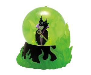 Enesco Disney Showcase Maleficent Flames Lit Waterball Waterglobe, 5.5 Inch, Multicolor