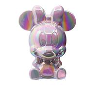 Enesco Disney Showcase Minnie Mouse Sitting with Face in Hands Coin Bank, 7.2 Inches, Pink