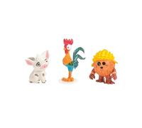 Enesco Disney Showcase Moana Characters HEI HEI, Pua and Kakamora 3-Piece Miniature Figurine Set, Various Sizes, Multicolor
