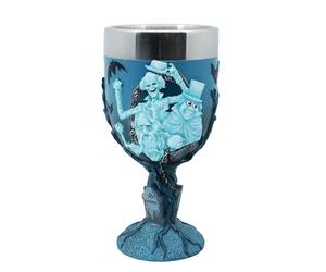 Enesco Disney Showcase The Haunted Mansions Hitchhiking Ghosts Decorative Chalice Goblet, 7.09 Inch, Multicolor