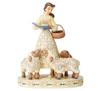 Enesco Disney Traditions by Jim Shore Belle White Woodland Figurine Cream Brown Blue 8.3 Inch