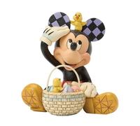 Enesco Disney Traditions by Jim Shore Mickey Mouse with Easter Chicks Personality Pose Figurine, 5.35 Inch, Multicolor