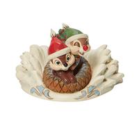 Disney Traditions Chip and Dale Sledding 'Fun in the Snow' Figurine