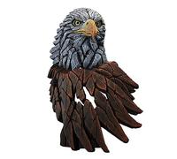Enesco Edge Sculpture Bald Eagle Animal Figurine, 14.5 Inch, Brown and White