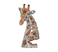Enesco Edge Sculpture Giraffe Head Bust Miniature Figurine, 7.29 Inch, Multicolor