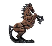 Enesco Edge Sculpture Horse Rearing Animal Figurine, 13 Inch, Brown and Black