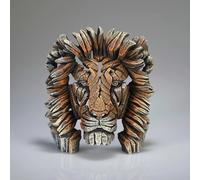 Enesco Edge Sculpture Lion Bust Miniature Figurine, 5.31 Inch, Multicolor