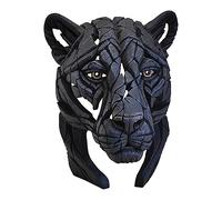 Enesco Edge Sculpture Panther Bust 6009906 15.16 in H x 10.7 in W x 12.5 in L, Black