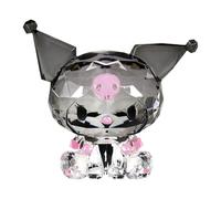 Enesco FACETS Sanrio Kuromi Sitting Miniature Figurine, 1.8 Inch, Multicolor