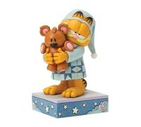 Enesco Garfield by Jim Shore Sleepy Garfield with Pooky The Bear Figurine, 5.43 Inch, Multicolor