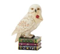 Enesco Harry Potter by Jim Shore Hedwig The Owl Holding a Letter Miniature Figurine, 3.54 Inch, Multicolor