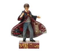 Enesco Harry Potter by Jim Shore Magical Moment Holding Wand Figurine, 9.96 Inch, Multicolor