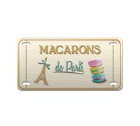 Enesco Home Decoration Plate Macaroon De Paris, Multicoloured, Unique