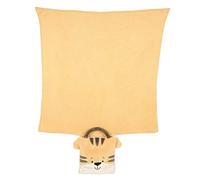 Enesco Izzy and Oliver New Baby Infant Tiger Character Super-Soft Folding Travel Blanket, Light Orange, 24 x 24 Inch