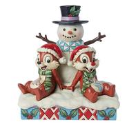Enesco Jim Shore Chip & Dale Snowman Figurine
