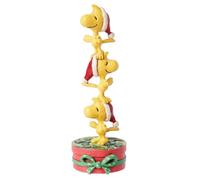 Enesco Jim Shore Christmas Stacked Woodstock Figurine