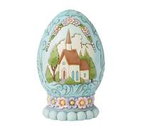 Heartwood Creek by Jim Shore Church Egg Figurine