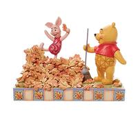 Enesco Jim Shore Disney Traditions Pooh and Piglet Fall Figurine 6008990 5.43 in H x 3.54 in W x 7.48 in L Orange