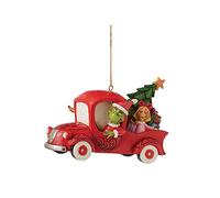 Enesco Jim Shore Dr. Seuss Grinch in Red Truck Ornament