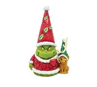 Enesco Jim Shore Dr. Seuss The Grinch and Max Gnome Figurine, 6.5 Inch, Multicolor