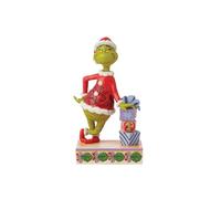 Enesco Grinch Leaning on Gifts Figurine (20.5cm)
