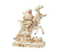 Enesco Jim Shore Heartwood Creek 11-inch Santa and Deer Figurine