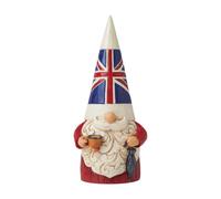 Enesco Jim Shore Heartwood Creek British Gnome Figurine 6008422,Multicolor,5.5 Inch