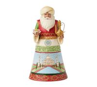 Enesco Jim Shore Heartwood Cr hristmas Around The World India Baba Santa Figurine, 6.97 Inch, Multicolor