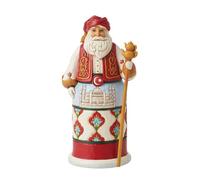 Enesco Jim Shore Heartwood Creek Christmas Around The World Turkish Santa Figurine, 6.89 Inch, Multicolor